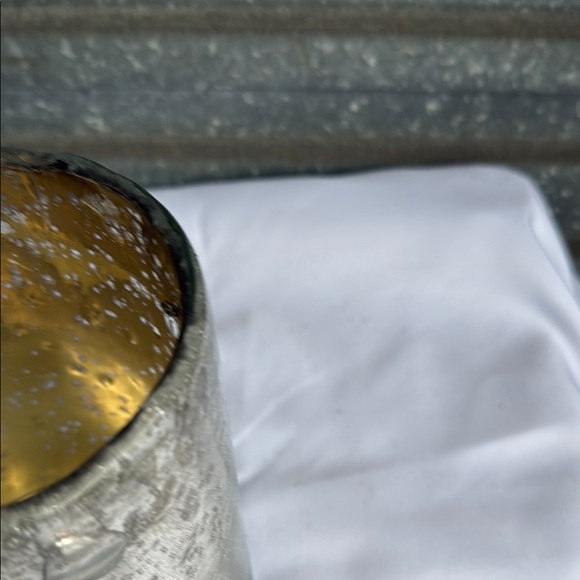 Silver Glass Candle Holder - Picture 5 of 7